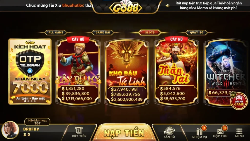 Thủ thuật chơi nổ hũ tại Go88 kiếm bội tiền
